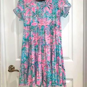 Lilly Pulitzer Jodee short sleeve swing Dress.